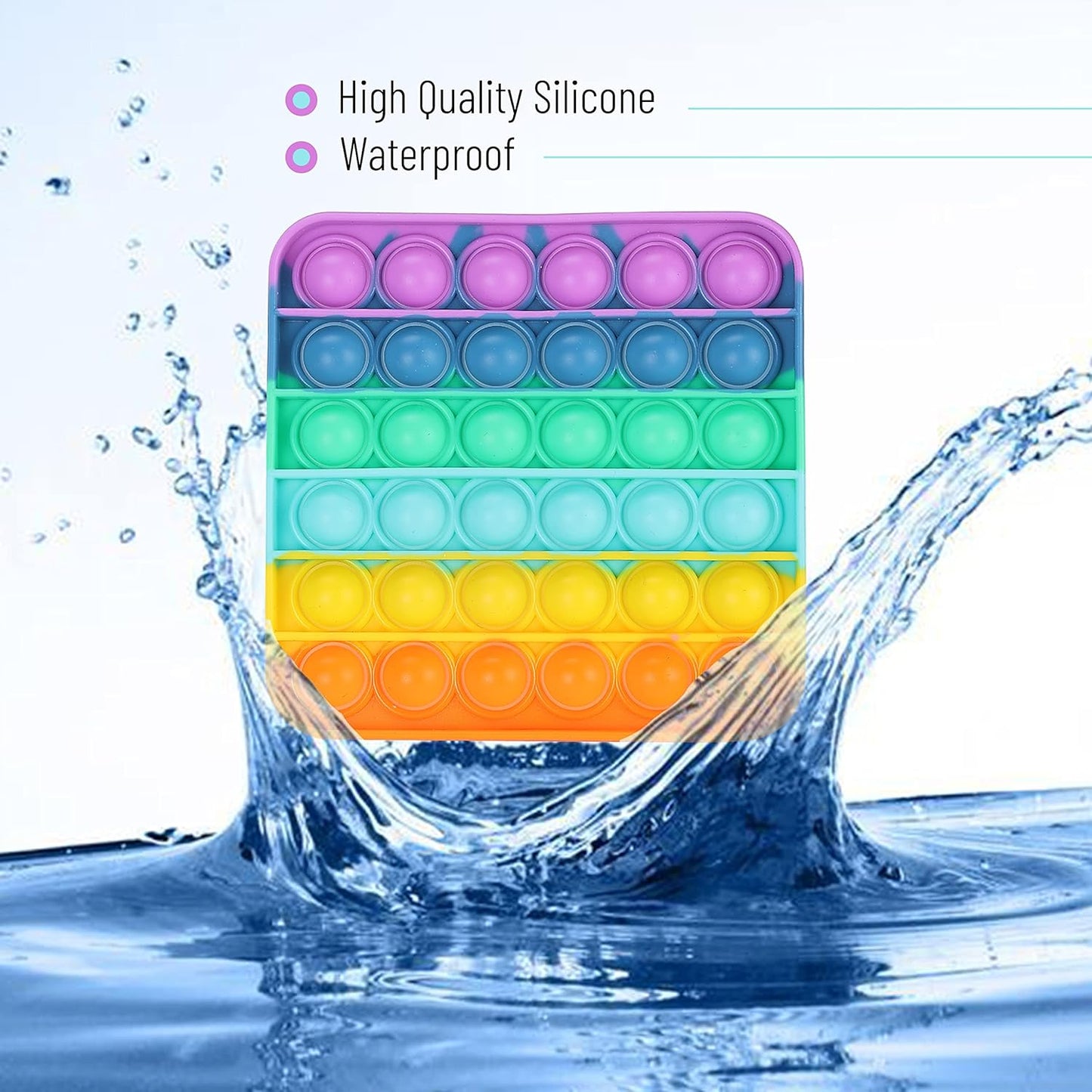 Mr. Pen- Poppers Fidget Toy, 2 Pack, Bubble Poppers Fidget Toy, Poppet Fidget Toy, Bubble Sensory Fidget Toy, Bubble Push Toy, Fidget Poppers, Kids Fidget Toys.