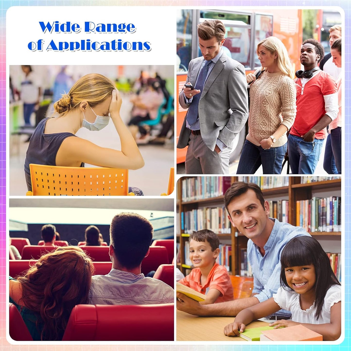 Skylety 6 Pieces Cam Fidget Pad Controller Relieve Anxiety Handheld Mini Handheld Fidget Pad Fidget Controller Stress Reducer for Adult Relieve Stress(Dazzling Colors)