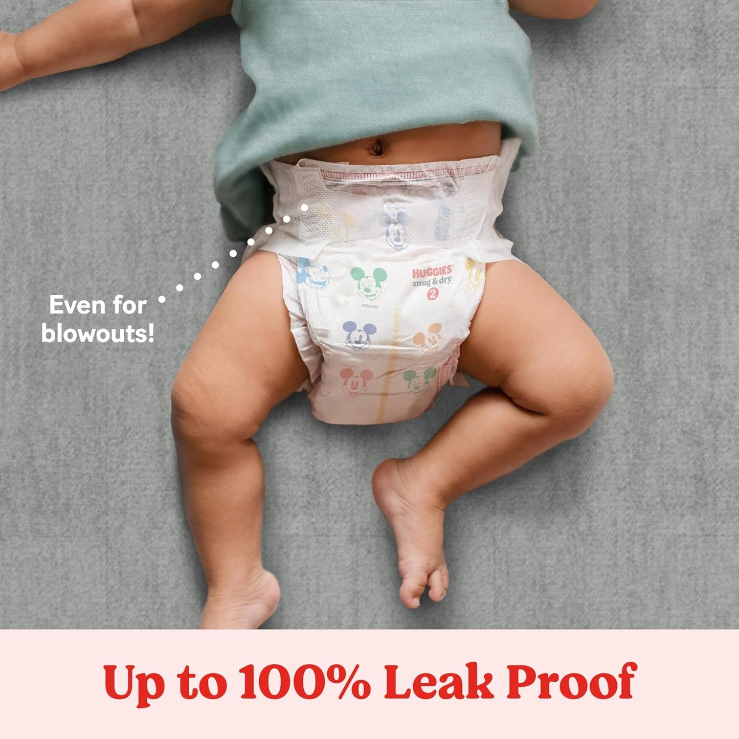 Huggies Size 5 Diapers, Snug & Dry Baby Diapers, Size 5 (27+ lbs), 132 Count, Packaging May Vary