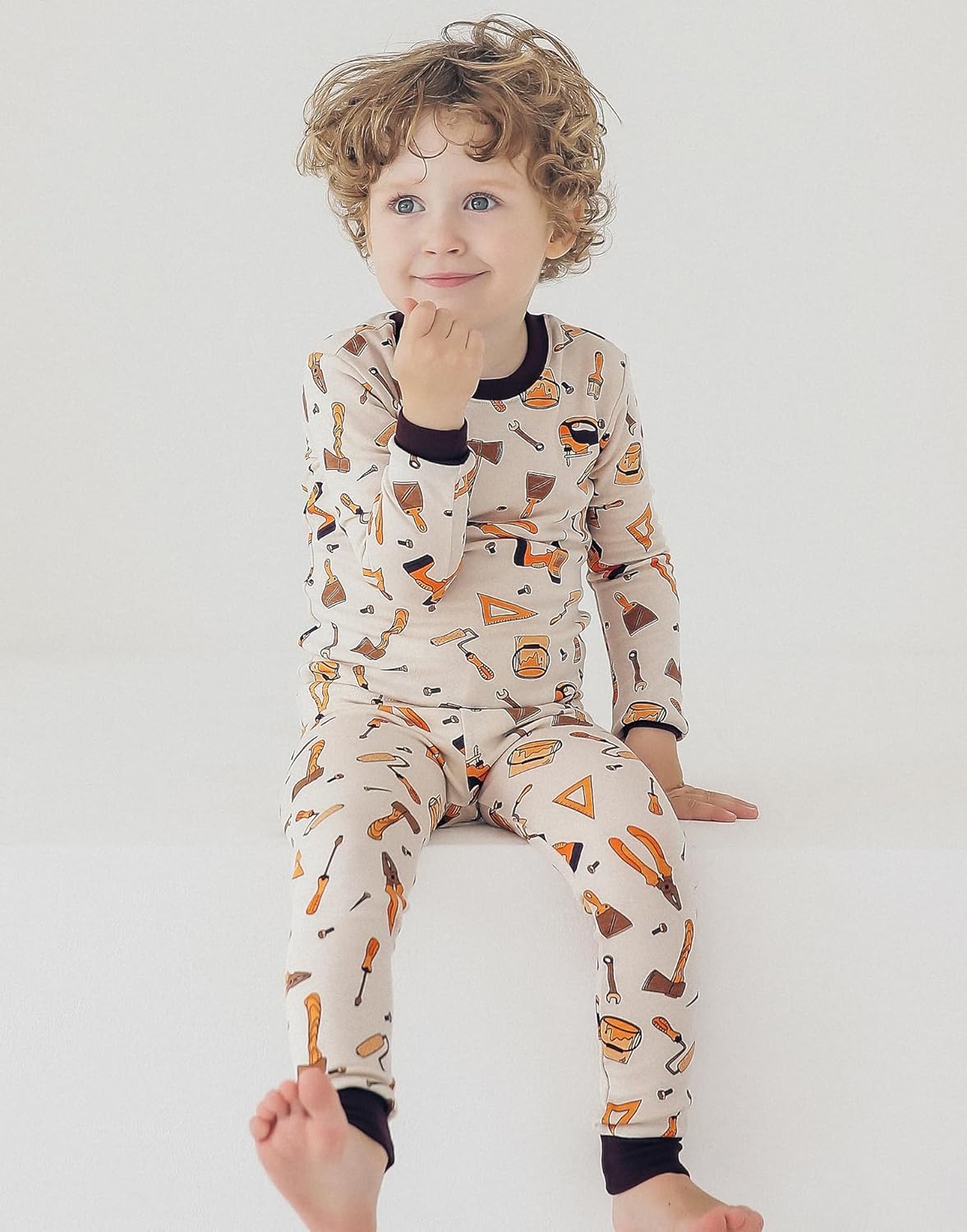 VAENAIT BABY 6M-12Y Kids Unisex Girls & Boys Soft Comfy Modal Tencel Sleepwear Pajamas 2pcs or 4pcs Set