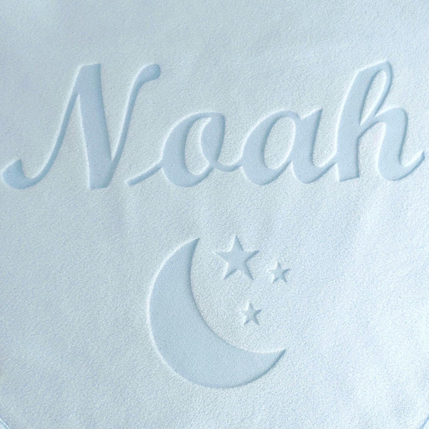 Custom Catch Personalized Baby Blanket for Boys - Blue