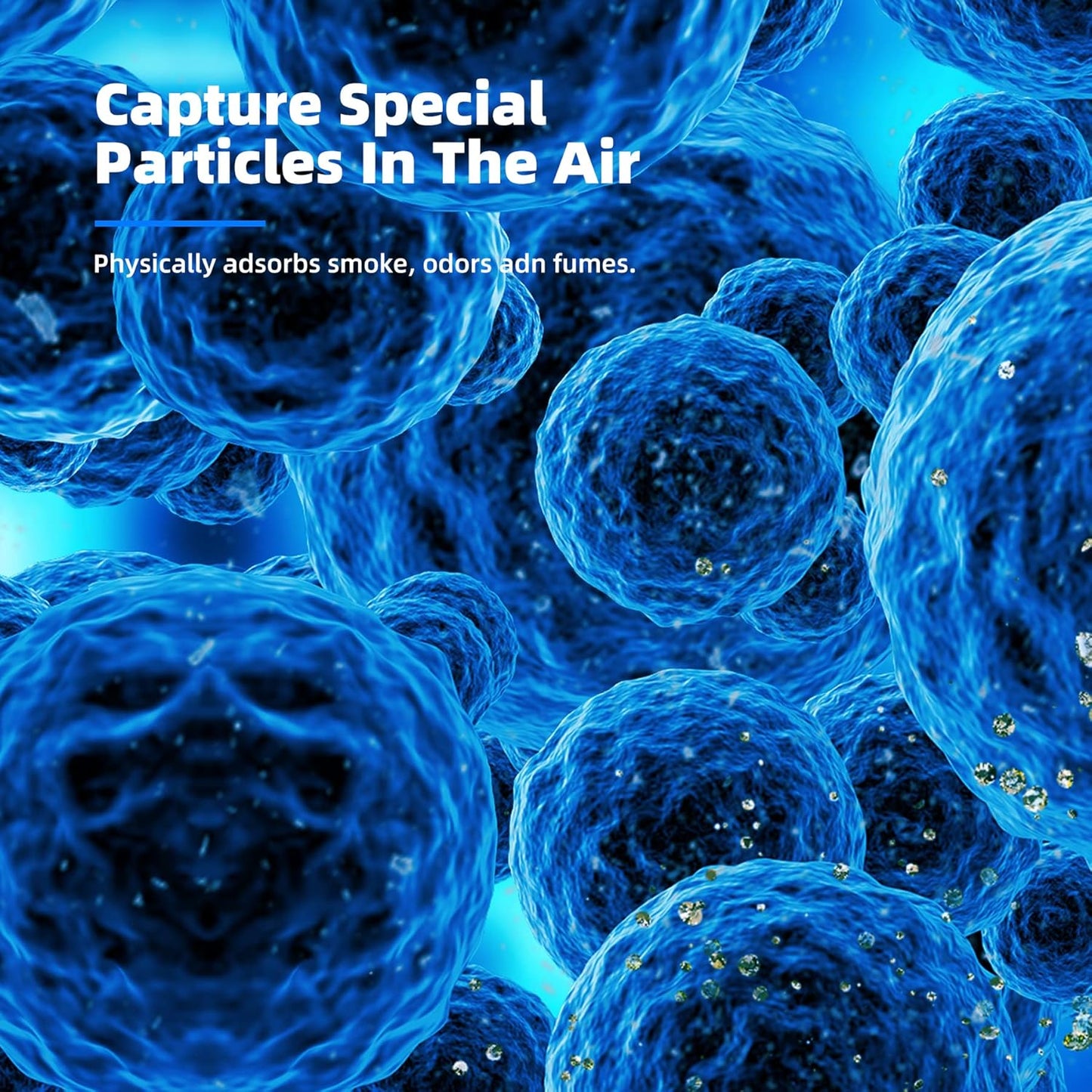 AROEVE MK04 Air Filter Replacement 4-in-1 Filter for Pollen Pet Dander Hair- Pet Dander Version(2 Pack)