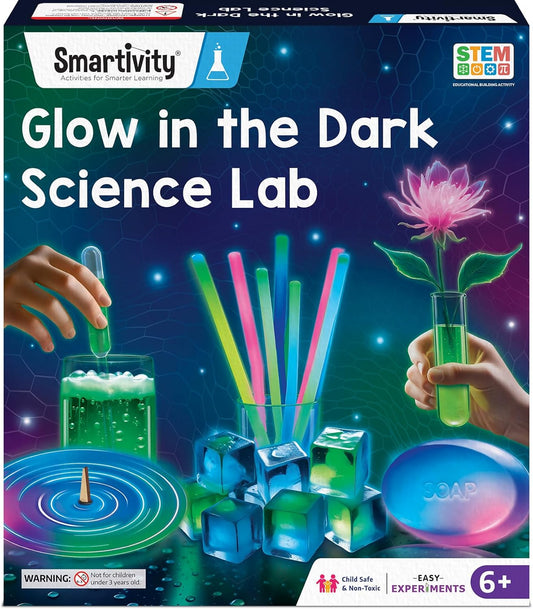 Smartivity Glow Magic Science Kit for Kids Ages 6-7-8-9-10-11-12 Years | 20 Amazing Science Experiments I Birthday Gifts for Boys & Girls | STEM Kit Toy for 6-12 Years Old