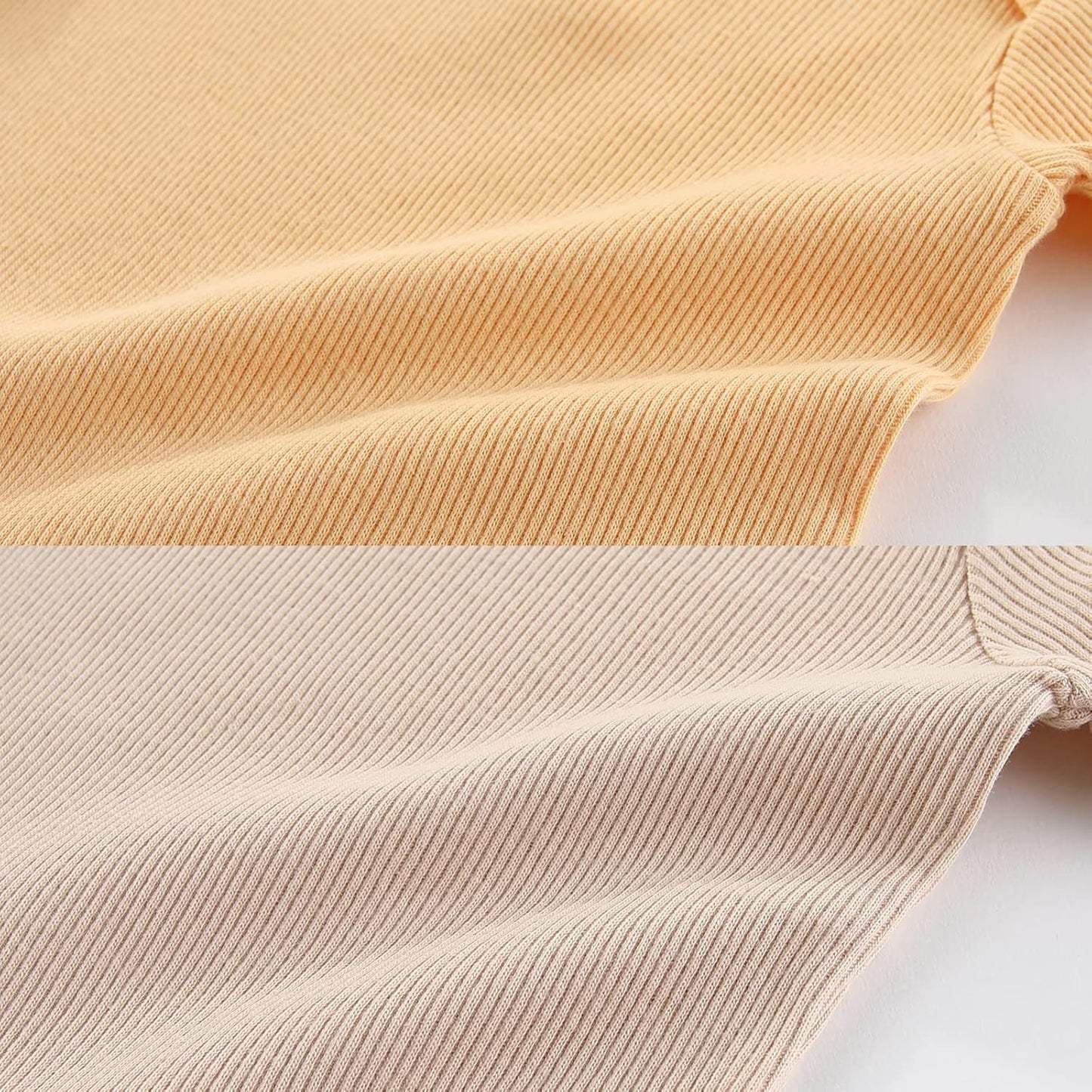 Newborn Baby Short Sleeve Bodysuit Cotton One-Piece Baby Clothes 5-Pack, 0-12 Months