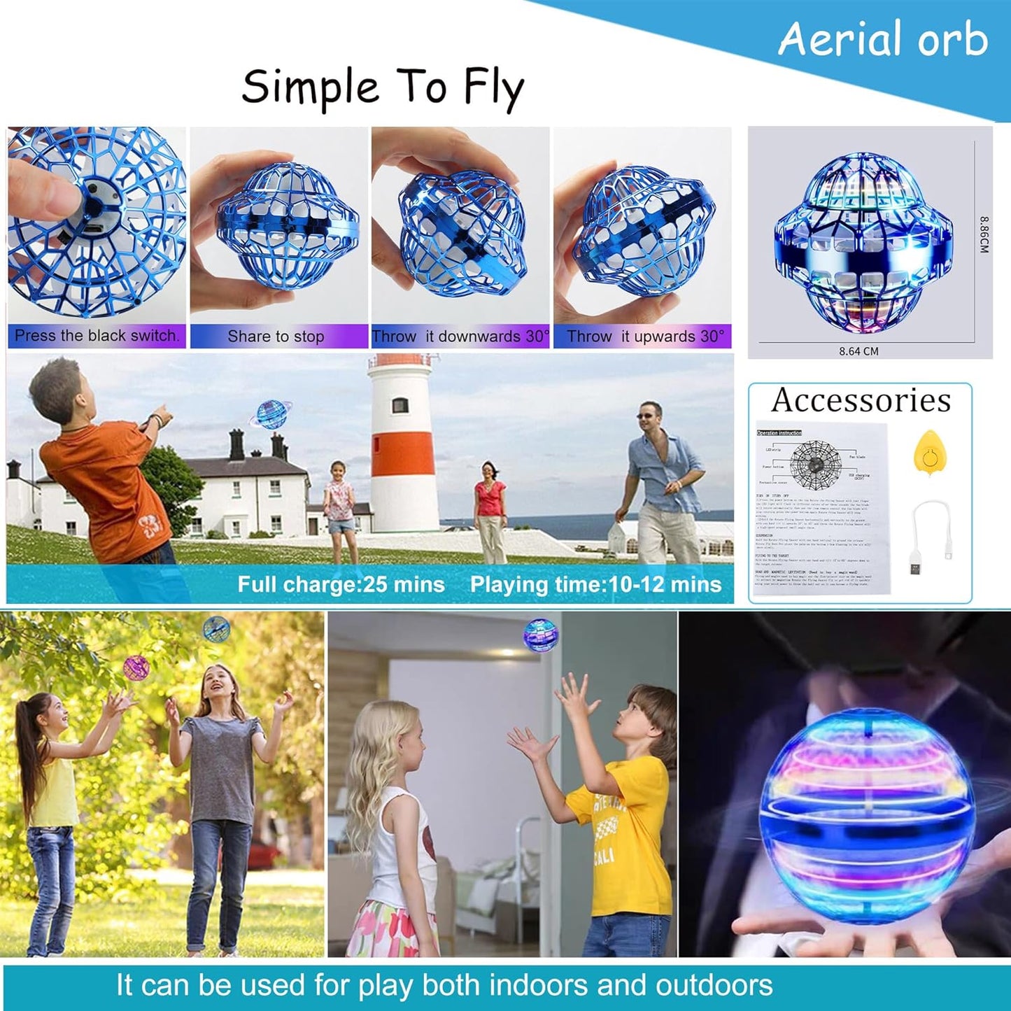 Toys Pack for Boys Girls Fidget Sensory Toys Party Favors Figette Spinner Cube Water Ballons Stress Relief Autism Toys UFO Flying Orb Ball Pop Its Game Easter Basket Bag Stuffers Gifts for Kids