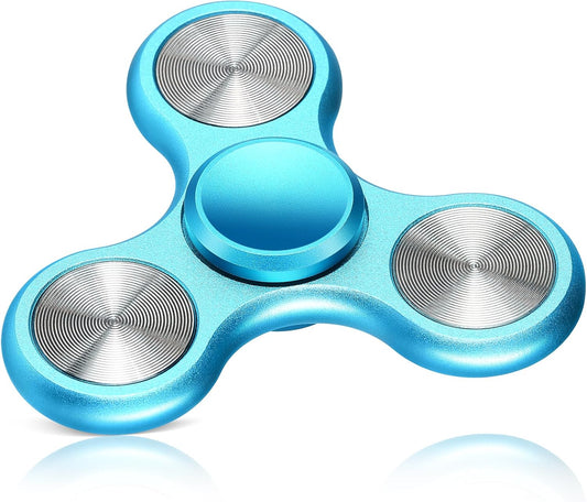 Metal Fidget Spinner for Adults, Silent Sensory Fidget Toys Adults Hand Spinners for ADHD Anxiety Stress Relief, Desk Toys for Office, Birthday Gifts Stocking Stuffers Classroom Prizes