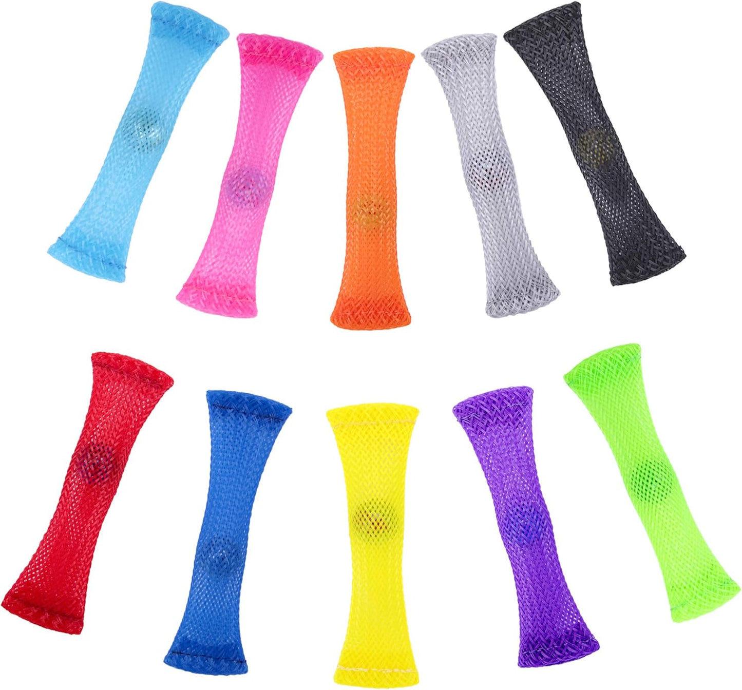 Fidget Toys, Mesh Tube with Marble Fidget Toy for Children and Adults with ADHD ADD OCD Autism Focus Enhance