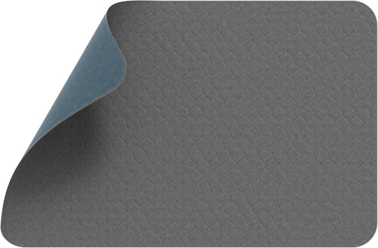 Inspire Underpads | Stain Hiding Gray Reusable Incontinence Bed Pads | Waterproof Mattress Pad | for Adults Babies and Dogs (34 X 52 - 1 Pack)