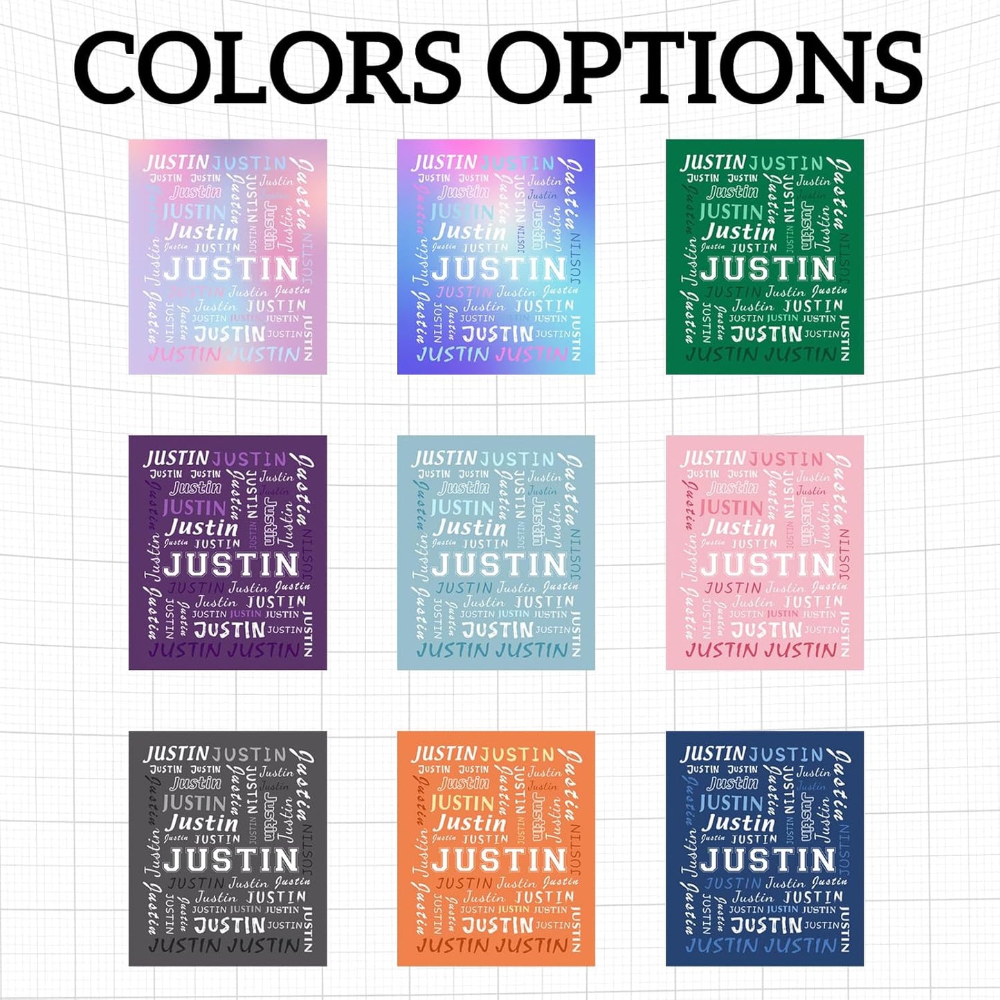 Ship Next Day, Custom Name Blanket - Printed in USA, Personalized Baby Blankets for Girls, Baby Blanket with Name, Ultra-Soft Cozy Fleece Blankets, Gifts for Boys & Girls Kids Teen Girl New Mom