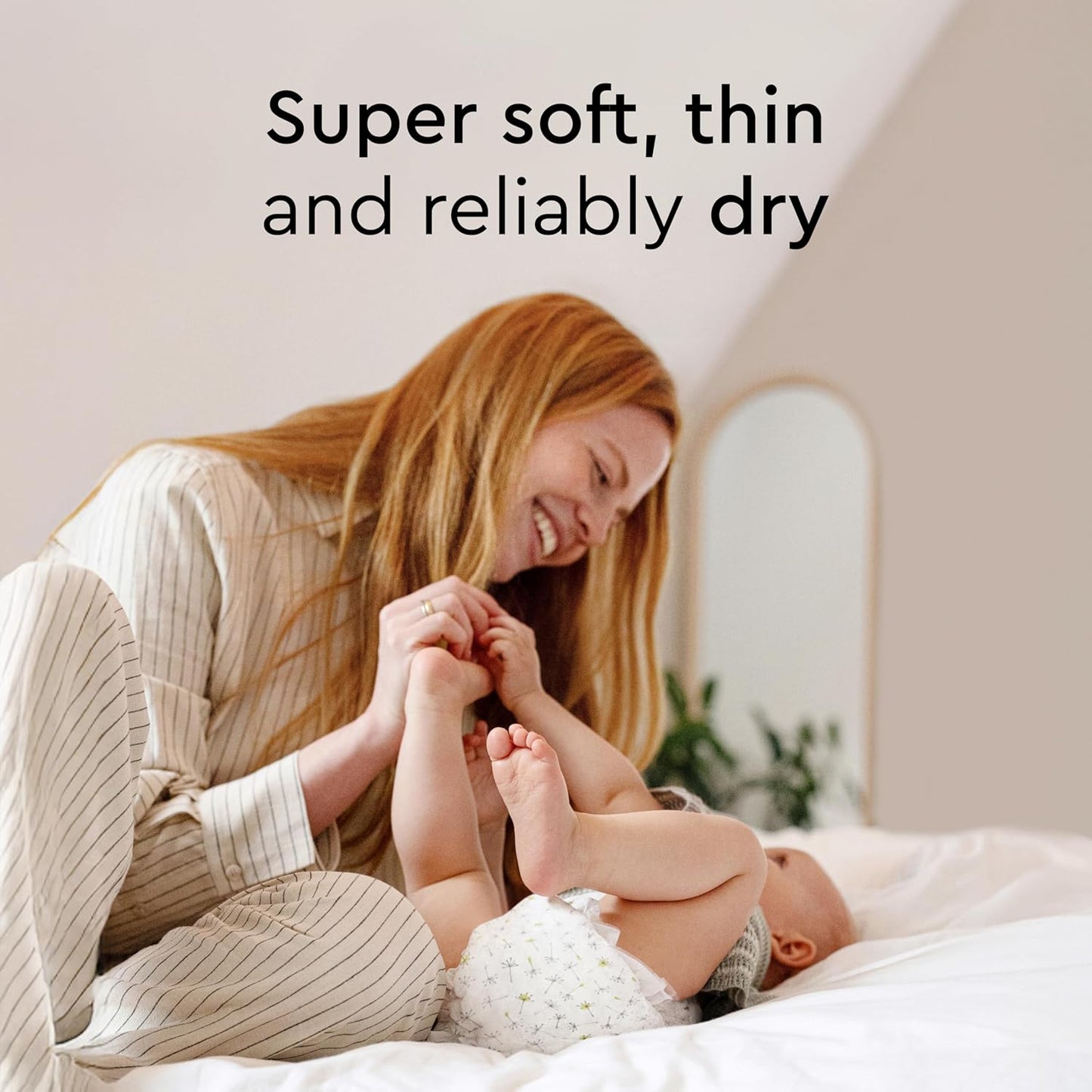 Baby Diapers - Size 5 (24-35 lbs), Half-Monthly Supply (66 Count), Leak Protection, Skin-Friendly, Ultrasoft, Perfume- & Chlorine-Free, Hypoallergenic, Dermatologist Tested, Oeko-TEX®