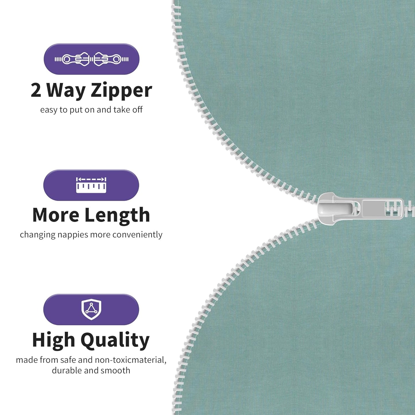 PuppyPaws Baby Sleep Sack 3-Pack Set, Transitional Swaddle, Sleep Sack 0-3 Months, Wearable Blanket Baby with 2-Way Zipper Summer, 95% Rayon derived from Bamboo, 5% Spandex