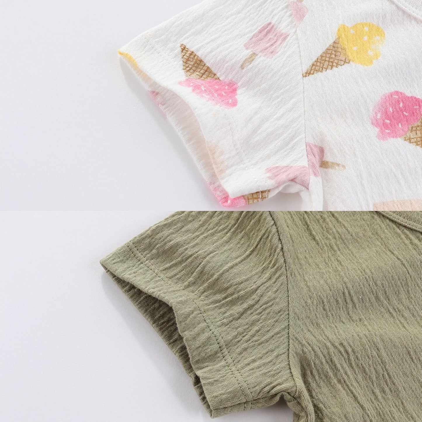 Baby Girl Romper Button Jumpsuit Summer Infant Boy Clothes for 0-24 Months