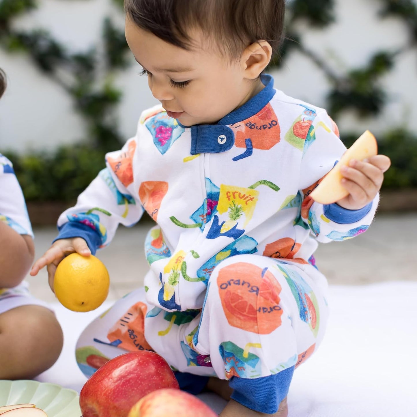 Burt's Bees Baby baby-boys Sleep and Play Pjs, 100% Organic Cotton One-piece Zip Front Footless Romper Jumpsuit Pajamas