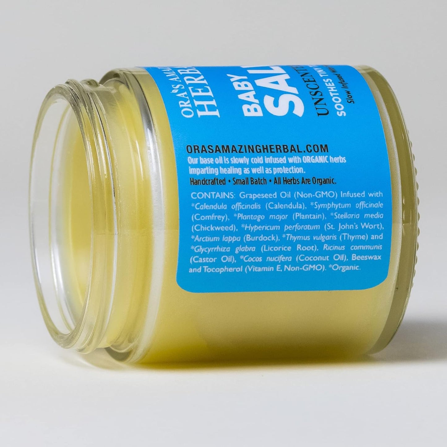 Baby Salve, Diaper Balm Ointment, Newborn Salve, Natural Baby Cream with Calendula, 1 oz Travel Size, Ora's Amazing Herbal