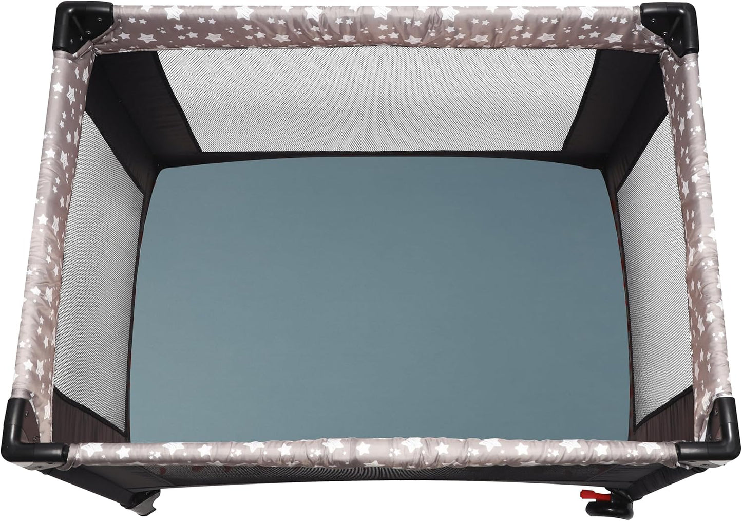 Pack and Play Sheets Fitted, 2 Pack Pack n Play Sheets for Graco Pack n Play Mattress, Unisex Playard Sheets for Boys Girls(Dark Green & Dark Grey, 38 X 26 Inch)