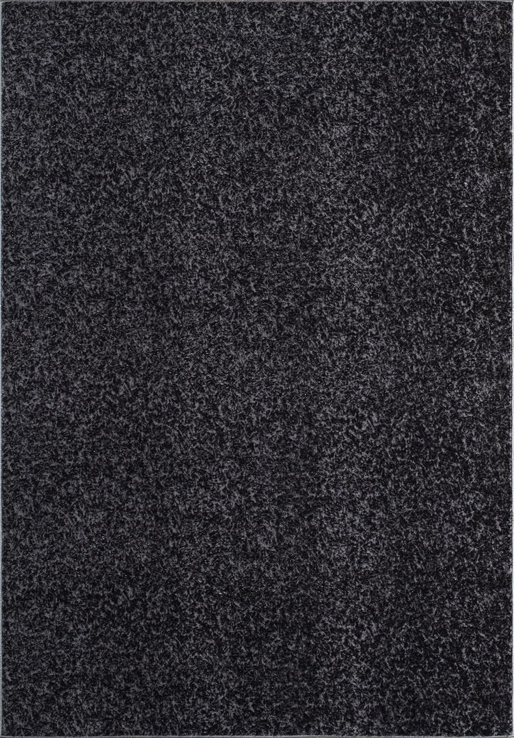Non-Slip Washable 5x7 Area Rugs for Living Room Bedroom, Ultra Soft Bedside Rug, Indoor Floor Carpet for Kids Girls and Boys, Dorms, Nursery Rooms, Non-Skid Area Rug, Abstract Anthracite, 5' x 7'