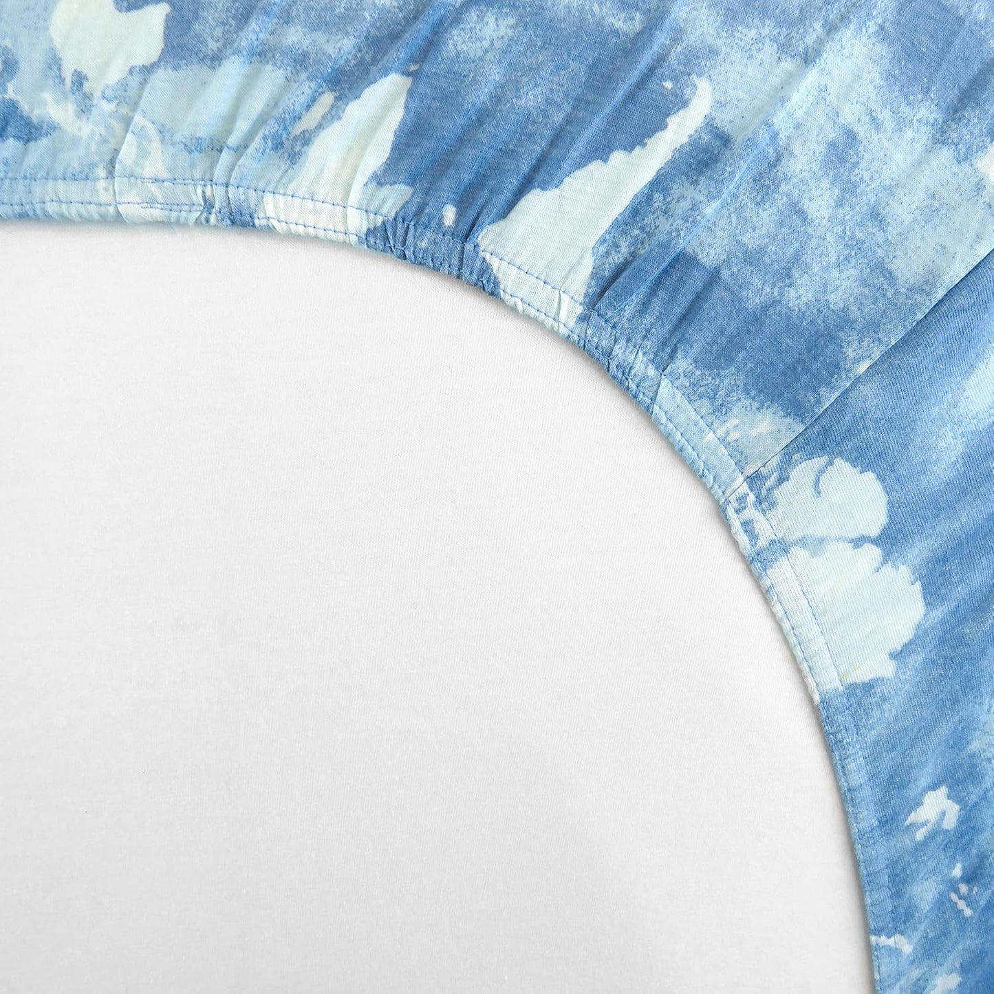 HonestBaby Boys Organic Cotton Changing Pad Cover, Watercolor World, One Size