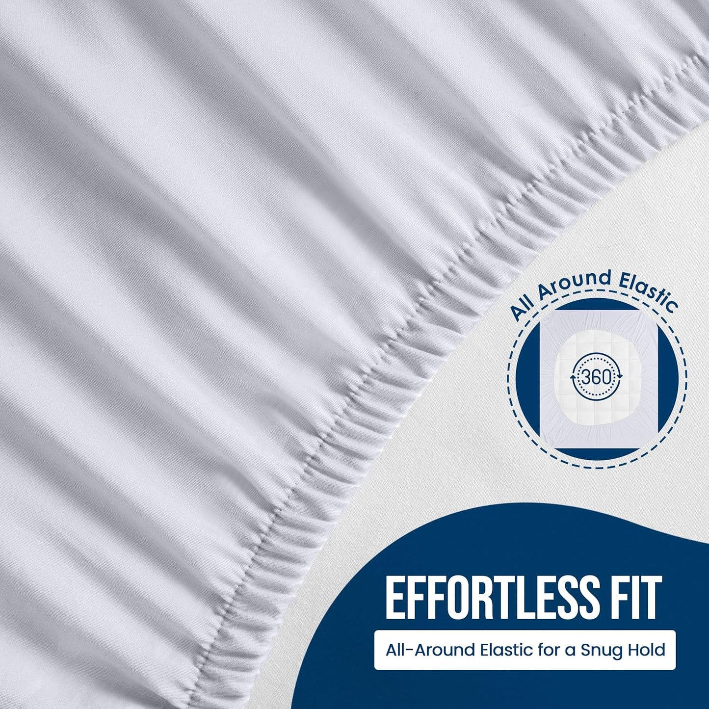 Utopia Bedding Waterproof Mattress Protector Twin Size (Pack of 14), Premium Terry Mattress Cover 200 GSM, Breathable, Fitted Style with Stretchable Pockets (White)