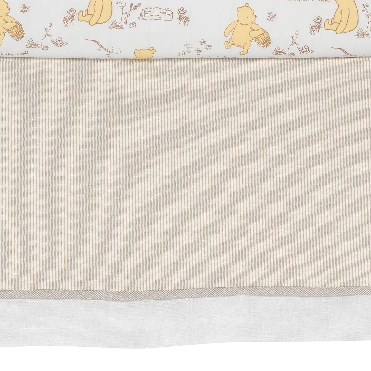 Lambs & Ivy Disney Baby Storytime Pooh 3-Piece Nursery Crib Bedding Set
